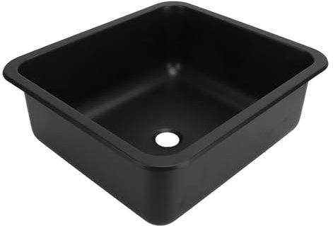 Akozon Lavello per di Grande capacità - Lavello Cucina in Acciaio Inossidabile 304 per, Barca e (Plastica Nera a spruzzo)