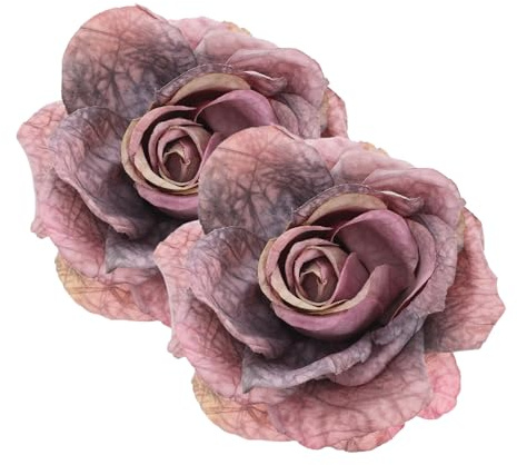 HOLIDYOYO Fermatende Decorativi a Forma di Fiore in Materiale Robusto, Clip per Legatura di Tende 2 Pezzi, Accessori per Tende Soggiorno e Camera da Letto, Morsetti Funzionali