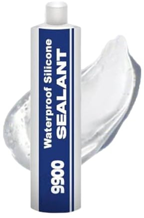 Mastic d'étanchéité 9900 - Colle adhésive multi-usages - Forte adhérence pour marine, fenêtre, carrelage, sol, toit, salle de bain, béton, et projet de construction en général