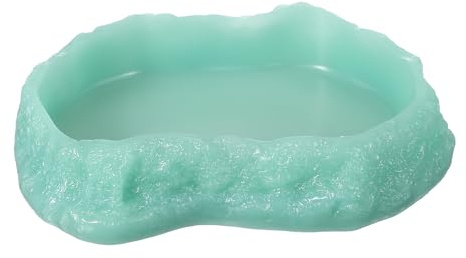 QUARKZMAN Cuenco De Comida para Reptiles Plato De Alimentación S Diseñado