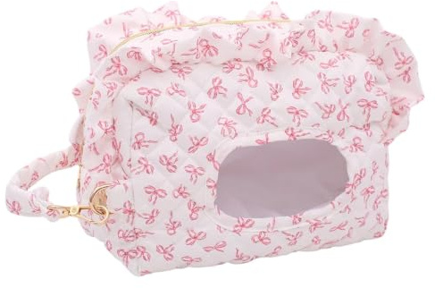 Porta Toallitas De Viaje Dispensador Portátil de Tela Acolchada Floral