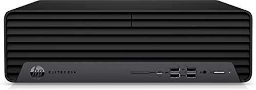 HP EliteDesk 800 G6 Small Form Factor Business Desktop PC, Intel Core i5-10500, 16GB DDR4 RAM, 256GB SSD, Intel UHD 630 Grafik, Windows 10 Pro, Schwarz inkl. Maus + Tastatur