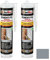 Isolbau Zement-Fix 2 x 300 ml Dunkelgrau Express Reperaturmörtel - Dichtungsmasse für Fugen & Risse im Innen- & Außenbereich, Kartusche