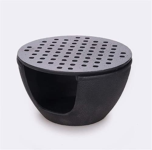 Kolgrill utomhus inomhus grillkol liten gjutjärn grillkol grill bärbar retro mini teugn uppvärmning spis