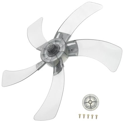 QUMIIRITY Fan Accessory 18 Zoll Kunststoff-lüfterblätter-mutternabdeckung Für - Tisch- Und Standventilatoren Grau