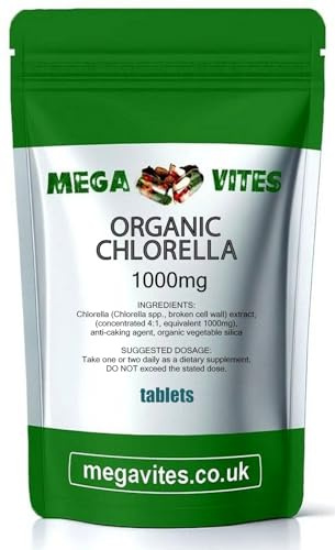 Organic Chlorella Tablets 1000mg x 240 - MEGAVITES