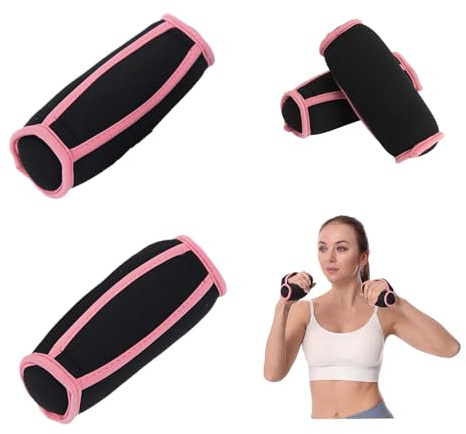 tintoke 1 Paar Weiche Handgewichte, 1 LB (0,45 kg), Gewichtsmanschetten Handgelenk Gewichte, Handgewichte-Set, Joggen Handgewichte, Weiche Hantel mit Handschlaufe, geeignet für Fitness, Laufen