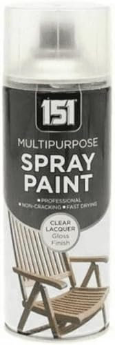 Wilsons Direct 151 Professional Clear Lacquer Multipurpose Spray Bike Van Car Fast Drying 400ml (2)