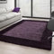 Carpettex Hochflor Teppich Wohnzimmer Shaggy Flokati Teppich Modern Bordüre Design Kleiner 60 x 110 cm Flur Teppich Läufer Violett - Teppich Schlafzimmer Weich Flauschig Waschbar Küchenläufer