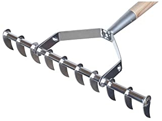 Kent & Stowe 70100902 Stainless Steel Long Handled Scarifying Rake