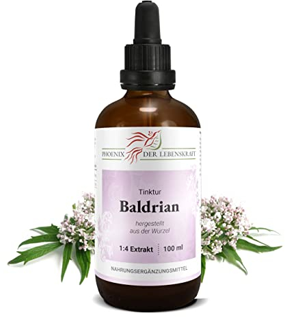 Baldrian Tinktur 100ml | Valeriana officinalis Tropfen (1:4 Extrakt) | Top Premium Qualität aus Österreich | Veganes Nahrungsergänzungsmittel ohne Zusatzstoffe | Baldrianwurzel, Katzenkraut