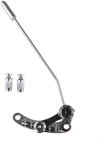 Ponte cromato con sistema a tremolo, progettato per migliorare il suono delle chitarre elettriche stile LP (nero)