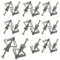 60 PCS Tasselli per Cartongesso - Tasselli per Pareti in Muratura a Cassa Vuota - Espansione Autofilettante - Resistente e Facile da Installare - Adatto per Cartongesso