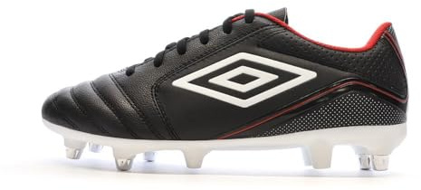 Umbro Black Rugby Shoes Men Net Classico SG, Black, 8 UK