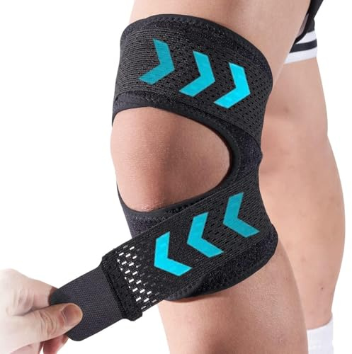 Bcuteu Kniebandage Meniskus für Damen und Herren, kniebandage meniskus, Knieschmerzlinderung, Knieban dage verstellbare Arthritis, Laufen, Meniskusriss, Wandern, Sport (XL)