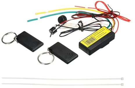Sistema Alarma Antirrobo Coche Dispositivo antirrobo for Coche, Sistema de Alarma antisecuestro portátil for inmovilizador Motor vehículos 12V