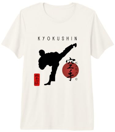 Kyokushin - Uniforme de Karate, Traje de Karate, Equipo de caligrafía Camiseta Premium