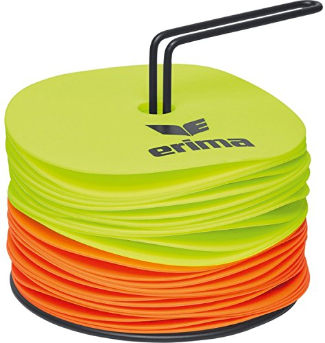 Erima Unisex Markierungsscheiben Set (7200711), neon gelb/orange, 1