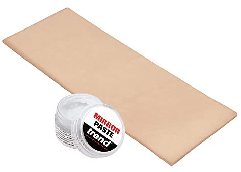 Trend Ultra Fine Mirror Paste & Premium Leather Strop, Hone and Polish Your Knives and Sharpened Tools, DWS/MP/KIT