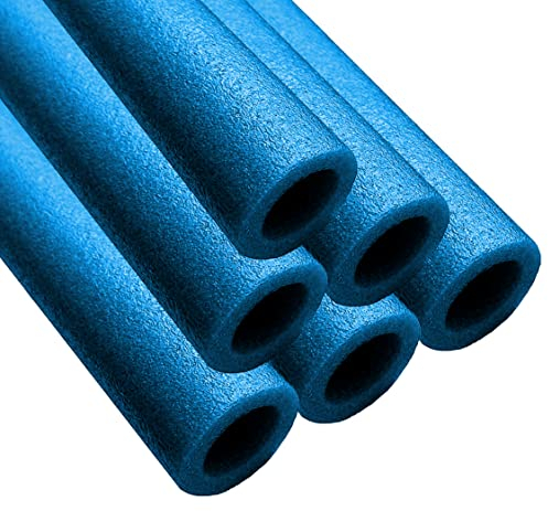 Clever Leon Mousse De Protection pour Trampoline pour 6 Poteaux De Trampoline Accessoires De Rechange 180 cm 6 pcs Bleu