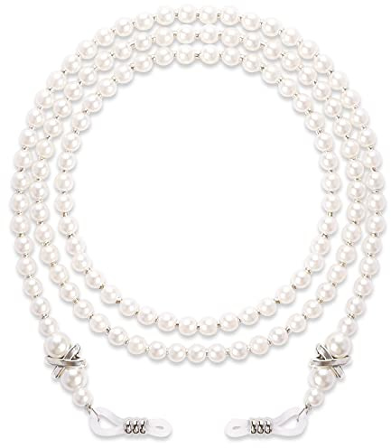 Vin Beauty Pearl Glasses Chain, Eyeglass Chain, Beaded Sunglasses Holder Strap, Eye Glass Holders Necklaces, Masks Chain for Women