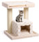CanadianCat Company | Kratzbaum Ryan - beige | ca. 65 x 55 x 70 cm | Design Katzen-Kratzbaum mit Höhle zum schlafen