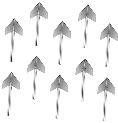 Veemoon 10pièces Truelles Angle Acier pour Réparation Outils De Découpe Finition Externes