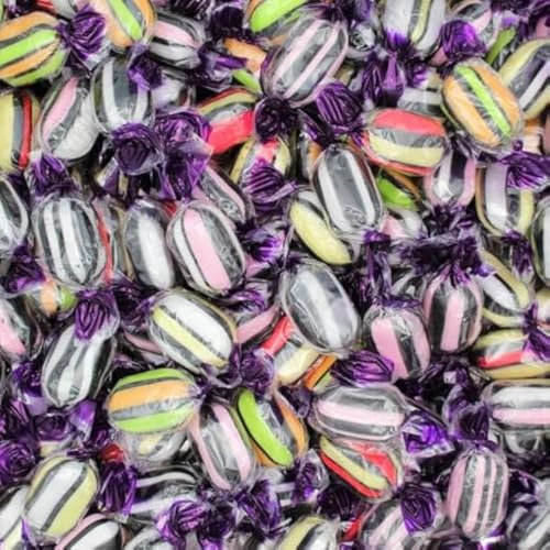 Liquorice Satins │ Gift Jar │ 425g │ Original Liquorice Satins Retro Sweets Victorian Gift Jar by Candy Hive - Timeless Treats, Authentic Flavour