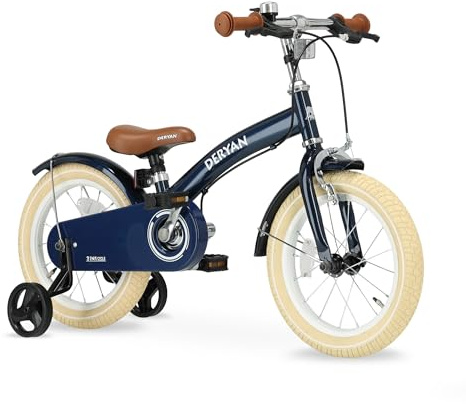Deryan Barncykel | 3-i-1 balanscykel | Cykel med justerbar sadel och styre | Barncykel för pojkar och flickor
