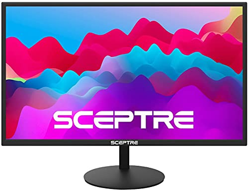 Sceptre 27-Inch FHD LED Gaming Monitor 75Hz 2X HDMI VGA Build-in Speakers, Ultra Slim Metal Black