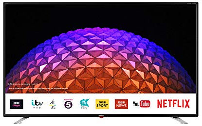 SHARP 2T-C40BG3KG2FB 40 Inch Full HD LED Smart TV with Freeview Play, 3 x HDMI, 2 x USB, Scart, USB Record Black