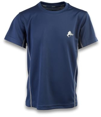 ANDE Bobbio barn T-shirt – andningsbar t-shirt för utomhusbruk, Blå, 4 år