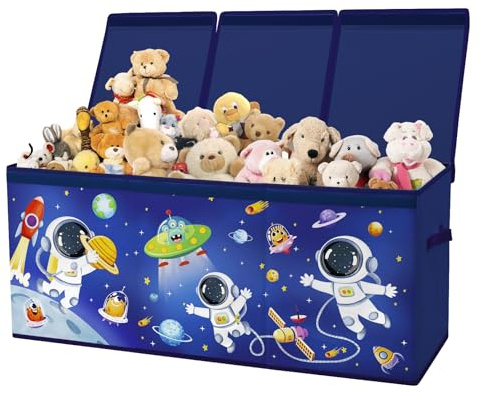 Caja de Almacenaje Juguetes Infantil Baúl Juguetes con Tapas para Niños