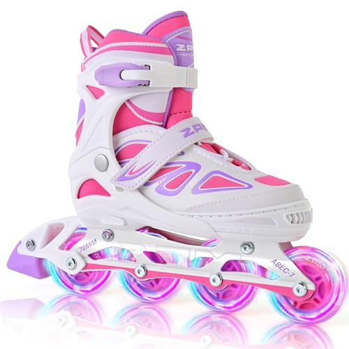 2PM SPORTS Brice Pattini in Linea Regolabili, Divertente Inline Skates per Bambina e Bambino e Bambini e Ragazzi