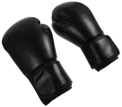 WHAMVOX Guantoni da Boxe da Allenamento in Pu 12oz Cinturino Regolabile, Guanti Portatili per Kickboxing e Sparring, Protezione Antiurto per Boxe, Taekwondo e Sport da Combattimento