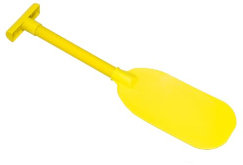 BESPORTBLE Pagaies de Bateau en Plastique Jaune pour Sports Nautiques et Cosplay Accessoires de Rame pour Garçon et Filles 50 Cm