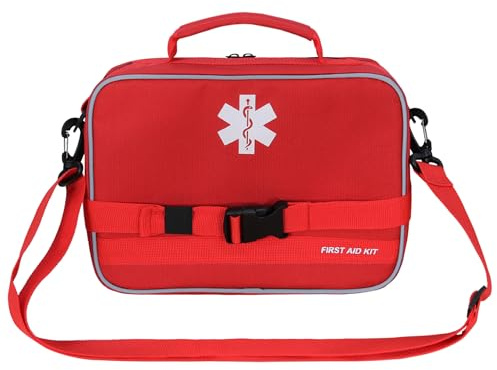 Lyirfan Trousse de premiers secours pour la maison, la voiture, les voyages, le camping, kit médical compact de qualité supérieure, kit de premiers secours d'urgence avec système MOLLE amovible.
