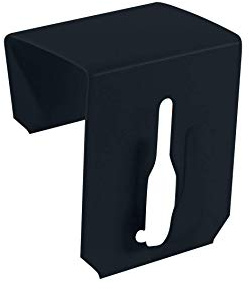 Lot de 10 crochets de fenêtre décoratifs à clip pour décoration de fenêtre Gris anthracite (RAL 7016) (épaisseur de fenêtre jusqu'à 12-20 mm)