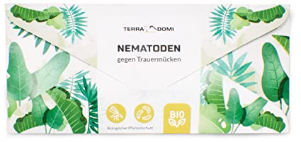 TerraDomi SF Nematoden gegen Trauermücken oder Ameisen I 25 Mio. für 50m² für Zimmerpflanzen I biologisch, nachhaltig I ganzjährige Anwendung im Innenbereich