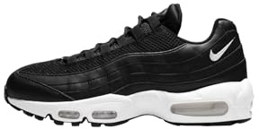 Nike Air Max 95, Sneaker Donna, Black/White-Black, 36.5 EU