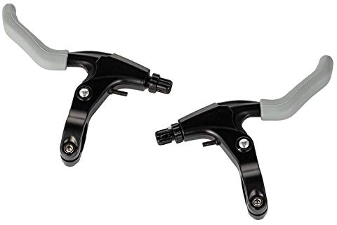 PAXLAMB Bromshandtag skydd cykel bromsspak skydd silikon mjuk halkfri bromshandtag ärm cykel bromsspak för mountainbike 1 par (grå)