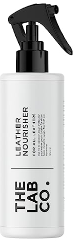 The Lab Co. Leather Nourisher 125ml. A multi-purpose cleaner to condition and nourish leather handbags, jackets, shoes, trainers and sneakers. Contains beeswax.