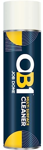 OB1 Multi Surface Cleaner Spray - Clear - Sealant, Adhesive & Glue Remover - Removes Sticker Residue - Fast Acting Degreaser - 500ml