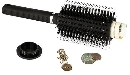 Livebe Hair Brush Diversion Hidden Safe,Can Safe to Hide Money,Secret Safes,Perfect for Travel or At Home (Black)