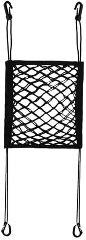 Rete di carico per moto, rete cargo per moto, supporto per bagagli per moto, rete per casco a doppio strato per moto ad alta elasticità per moto Bungee Cargo Net per bagagli casco