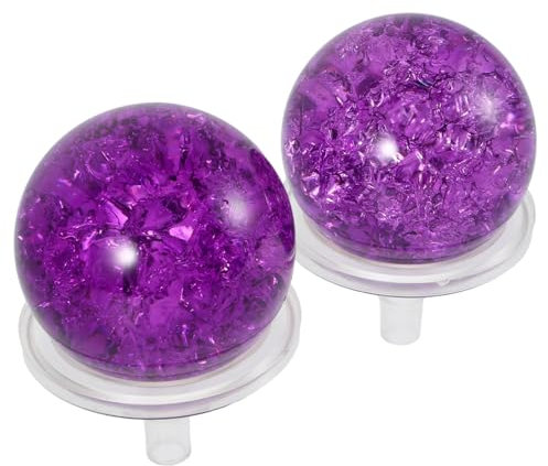 TOPPERFUN 2ensembles Fontaine Intérieur avec Boule Craquelé Et Support Accessoire Feng Shui pour Décoration De Table Et