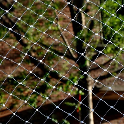 SSDDLZEQ Red de Nailon for jardinería Red Resistente for Plantas/árboles frutales/invernaderos/gallinas Cercas de plástico Blanco for jardín Barreras for Animales(10x10m/32.8x32.8ft)