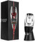 Savisto Wine Aerator | Acrylic Wine Breather, Pourer and Filter with Display Stand - Black