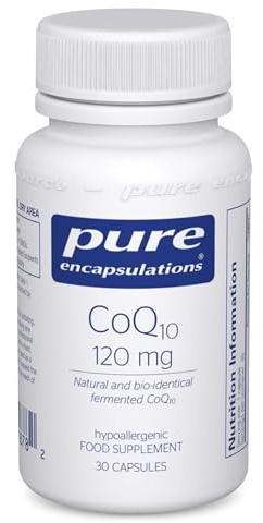 Pure Encapsulations - CoQ10 120mg - Coenzyme Q10 in its biologically Active Form - Boost Immune System - 30 Capsules