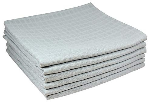 M.M.C. Pack de 6 pañales de gasa, paños para eructos 100 % algodón, pañales de tela y paños de gasa para bebé, certificado Öko-Tex, 80 x 70 cm (6 gris)